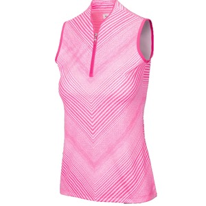 Polo de malla transpirable de doble color para mujer, polo de algodón anti-bolitas para mujer, polo antiarrugas para mujer - Product Image 2