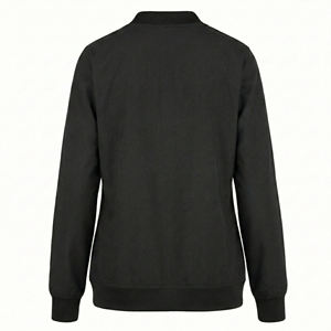 Blouson médical OEM en spandex pour femmes, avec fermeture éclair frontale, uniforme d'infirmière, manteau chaud de médecin, poignets élastiques, style bomber - Product Image 3