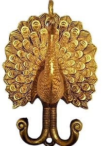 ตะขอแขวนผนังคู่แบบเรโทรฟาร์มเฮาส์ ทำจากสังกะสีและทองเหลือง สำหรับตกแต่งห้องน้ำหรือข้างเตียง - Product Image 4