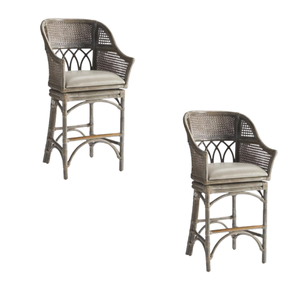 Best furniture wicker rattan dining chair with comfortable <b>cushion</b> dining furniture high quality product wholesale price - Product Image 5