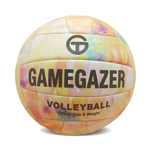Balón de Voleibol GAMEGAZER MS-VB-1005, Talla 5, Peso 260-280G, Circunferencia 650-670MM, Cosido a Máquina, Cuero PVC Luminoso - Product Image 1