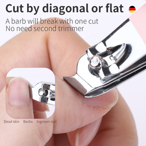 Professional Classic 3pc Manicure <b>Set</b> Compact Pedicure Kit Surgical Grade Stainless Steel 4-in-1 <b>Nail</b> Clipper Travel Friendly - Product Image 2