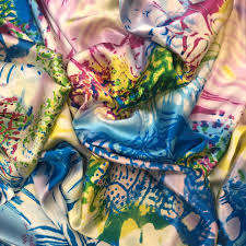 100% Pure Mulberry Silk Jacquard une chaise de maison de qualité supérieure tissu de soie pure mûrier - Product Image 3