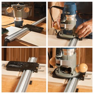 Sistema de Guía Profesional para Fresadora de Aluminio con Adaptador Universal de Buje, Fácil de Operar - Product Image 6