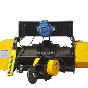 Palans électriques à câble de 10 tonnes avec chariot, équipement de levage de matériaux lourds, portée de levage de 6 mètres, marque CMK, 415V AC - Product Image 1