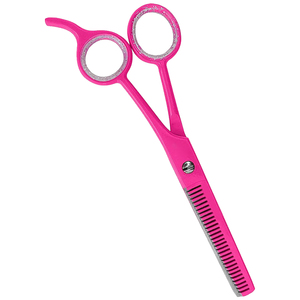 Ciseaux professionnels pour cheveux 6,0 pouces, ciseaux à effiler durables en acier inoxydable japonais à pointe arrondie, logo personnalisé - Product Image 1