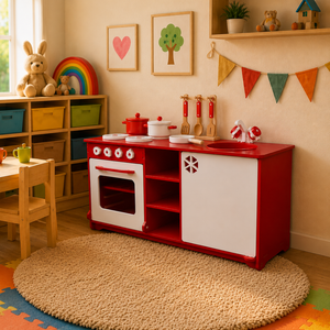 Meuble de cuisine Akids en contreplaqué de pin américain durable, sûr et robuste, disponible en plusieurs couleurs pour s'adapter à tout espace de jeu. - Product Image 6