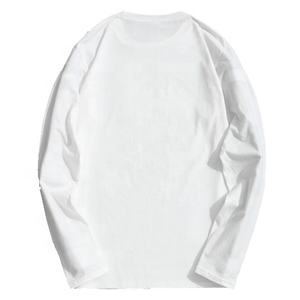 Camiseta de manga larga para hombre con caída de hombro de talla grande, Camiseta de algodón 100 de peso pesado promocional más vendida 2025 - Product Image 3