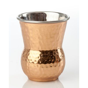 Vaso de Cobre Puro Martillado para Beneficios Ayurvédicos para la Salud, Taza de Agua de Cobre Ecológica Hecha a Mano para Uso en el Hogar y Hoteles - Product Image 1
