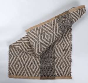 Tapis en jute tissé à la main 3ft x 2ft, décoration de sol, tapis écologique, décoration intérieure pour maison, hôtel, bureau, salle de banquet - Product Image 5