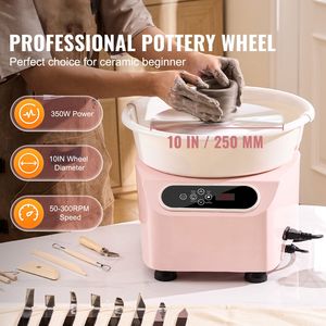 Tornio per Ceramica da 10 Pollici, 350W, Elettrico a Trasmissione Diretta, con Pedale e Schermo LCD Touch, Macchina per Modellare Ceramica e Smalto - Product Image 2