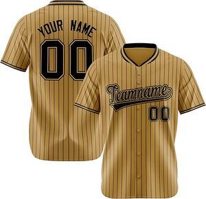 Maillot de baseball personnalisé pour homme, chemise à manches longues boutonnée, bordure contrastée, uniforme d'équipe, 100% polyester, antibactérien, respirant - Product Image 3