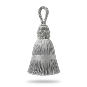 Material de hilo de textura suave, ligero y duradero, diseño de borlas, aspecto elegante, perfecto para proyectos de decoración del hogar, borlas premium - Product Image 3