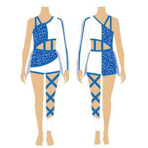 Uniformes de Majorette Estampados para Mujer, Ropa de Práctica de Manga Larga, Conjuntos de Uniformes de Majorette de Talla Grande, Uniforme de Animadoras de Alta Calidad - Product Image 5