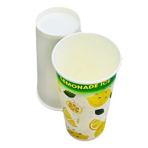 Vaso Desechable para Bebidas con Diseño de Impresión Digital de 8oz y 12oz, Vaso Personalizado para Té de Limón, Té Caliente, Vaso de Papel - Product Image 4