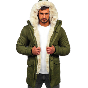 Unisex Winter <b>Parka</b> Hooded Water Repellent Breathable Windproof Ski <b>Jacket</b> Cotton Filled Polyester Wear-Resistant Outdoor - Product Image 3