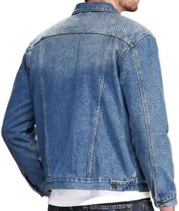 Blouson en jean premium pour homme, délavé vintage, en coton, boutonné, style streetwear décontracté, vêtement d'extérieur, personnalisable OEM ODM, vente en gros - Product Image 5