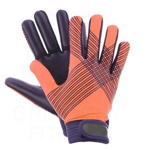 Guantes Deportivos para Exteriores, Unisex, de Látex Alemán Antideslizante, con Cierre de Velcro, Personalizables, Naranja y Morado, para Todas las Estaciones - Product Image 1