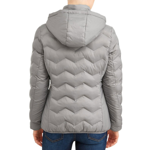 Veste d'hiver matelassée pour femme, best-seller, vintage, OEM, avec capuche réglable, imperméable, logo imprimé, personnalisable - Product Image 2