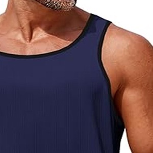 Custom Logo Summer Men's Gym Wear Sleeveless Tank <b>Top</b> Comfortable Breathable Workout Quick-Drying Men's Tank <b>Top</b> for Adult - Product Image 2