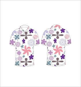 เสื้อโปโลผู้ชายสีขาวพิมพ์ลายดอกไม้พาสเทลแขนสั้นลำลองสำหรับฤดูร้อนเสื้อยืดกอล์ฟ - Product Image 6