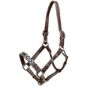 Cabestro de Cuero Duradero para Caballo, Ajustable, con Hebillas de Latón, Herrajes Resistentes para Entrenamiento y Equitación - Product Image 5