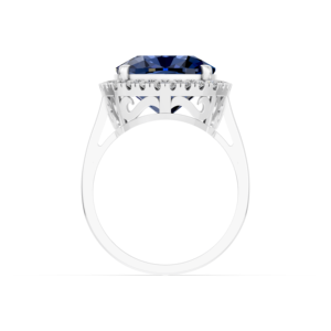 Anillo de Plata 925 con Diamante de Laboratorio para Mujer, Certificado IGI, RJC, ODM, OEM, Fabricante Ético, Venta al Por Mayor R102083 - Product Image 5