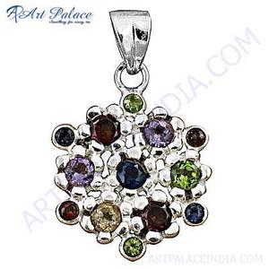 จี้เงินหินหลายแบบน่ารัก - Product Image 1