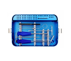 Kit d'instruments chirurgicaux orthopédiques manuels de classe I avec vis Herbert canulée en acier inoxydable de haute qualité 4,0 mm - Product Image 2