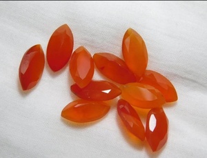 Pierre précieuse naturelle de cornaline à facettes, taille marquise, qualité supérieure, en vrac, pour la fabrication de bijoux - Prix de gros - Product Image 5