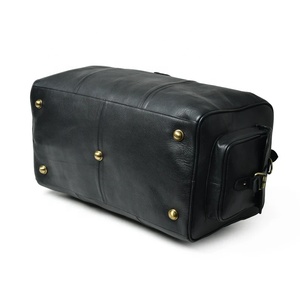 Sac de voyage vintage de luxe en cuir véritable pour homme, très grand sac de week-end pour homme, style sport, sac à bandoulière, sac de voyage, utilisation en salle de sport - Product Image 4