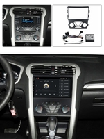 Jiawell - Reproductor de DVD para Auto de 9 Pulgadas, Reproductor Multimedia de Video, Navegación con Pantalla IPS y GPS para Ford Fusion Mondeo 5 2014-2017