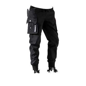 New Arrival Casual Canvas Button Fly Multi Pockets Slim Fit <b>Cargo</b> <b>Pants</b> for Men Custom Design <b>Waterproof</b> Breathable - Product Image 3