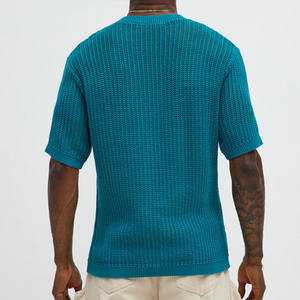 Camiseta de malla transpirable de algodón de buena calidad para hombre, estilo vintage con estampado del número 10, OEM ODM al por mayor - Product Image 3