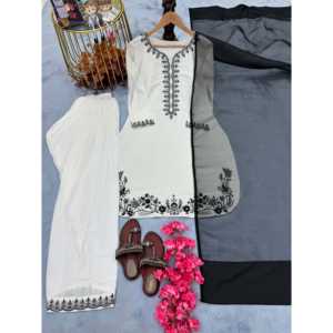 Conjunto de Top y Palazzo de Fiesta para Mujer de Diseñador con Dupatta, Atuendo Elegante para la Noche - Product Image 5