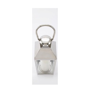 Rectangular Shape Stainless Steel Metal Lantern With Clear Glass Panels And <b>Candle</b> Holder For Home Decoration - Product Image 4