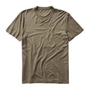 เสื้อยืดผ้าฝ้ายธรรมดาสำหรับผู้ชายเสื้อยืดผ้าเจอร์ซีย์ผ้าเรียบง่ายแนวสตรีทเฮฟวี่เวตโลโก้ตามสั่ง - Product Image 6