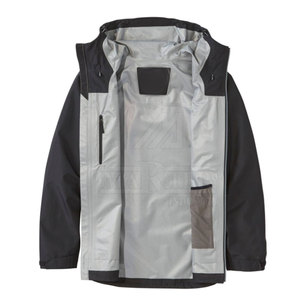 Breathable <b>Packable</b> Outdoor Unisex Rain <b>Jacket</b> with Waterproof Shell Stand Collar Full Zip for Hiking Running Fishing - Product Image 3
