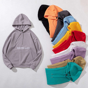 Sudadera con Capucha Extra Grande para Hombre con Logotipo Personalizado, 100% Algodón Felpa, Color Sólido, Estilo Casual para Otoño, Corte Regular, Tejido de Punto - Product Image 1