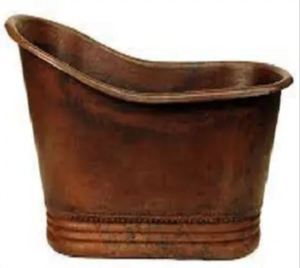 Diseño Moderno para Baños de Villas: Bañera de Cobre, Bañera de Hidromasaje de Cobre, Bañera de Lujo con Acabado Bronce Aceitado, Bañera Doble - Product Image 2