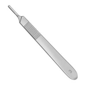 Manche de scalpel chirurgical manuel personnalisé en acier inoxydable à extrémité signalée BP, pour une utilisation confortable - Product Image 1