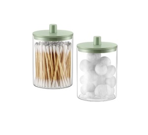 Frasco de Vidrio Transparente con Tapa de Madera Maciza Marrón, Frasco Redondo Decorativo de Vidrio Transparente, Perfecto para Azúcar, Sal, Café, Té, Dulces - Product Image 6