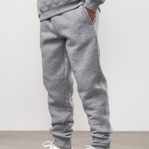 Two Piece Kids <b>Tracksuit</b> Set Sew Custom Logo Plain Boys Hoodie Set Terry Cotton Sport Suit New Sweatpants - Product Image 2