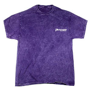 Camiseta Cómoda con Lavado Ácido para Hombre, Diseño Único con Efecto Desgastado Vintage, Corte Relajado, Estilo Moderno para Uso Diario - Product Image 1