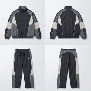 ชุดวอร์มวินเทจยูนิเซ็กส์ สไตล์ยุค 90 แบบคัลเลอร์บล็อก ผลิตตามสั่ง - Product Image 3