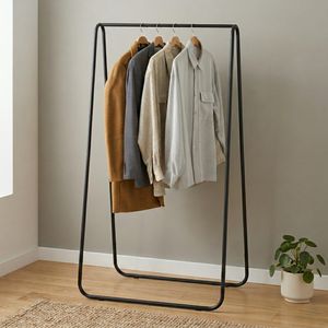 Muebles de metal para el hogar, anaquel metálico de alta calidad con riel metálico para almacenamiento de prendas de vestir, venta al por mayor en eBay - Product Image 1