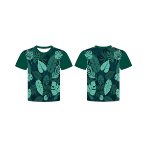 Nuevo diseño Casual hombres 100% poliéster sólido sublimación camisetas verano desgaste transpirable ecológico al por mayor - Product Image 1