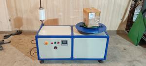 Máquina Envolvedora de Cajas Eléctrica Semiautomática con Plato Giratorio para Cartones, Envoltura de Film Estirable y Envoltura de Palés - Product Image 3