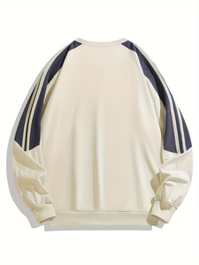 Men's Loose-Fitting Casual Sports Suits 2-Piece Set Sweatshirt Sweatpants 100% Cotton Fleece 380g Quick Dry Winter Sportswear - Product Image 5