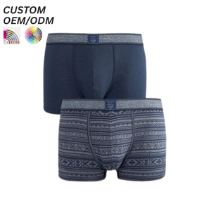 <b>Mens</b> Cotton Mid-Rise Boxer Shorts Premium Soft Breathable Eco-Friendly Comfort Fit Custom Logo OEM ODM Support Private Label - Product Image 1